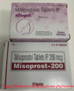 Купить Мифегест Мифепристон 600мг Мізопрост Мизопростол 800мг таблетки для прерывания беремености медикаментозный аборт мифотаб